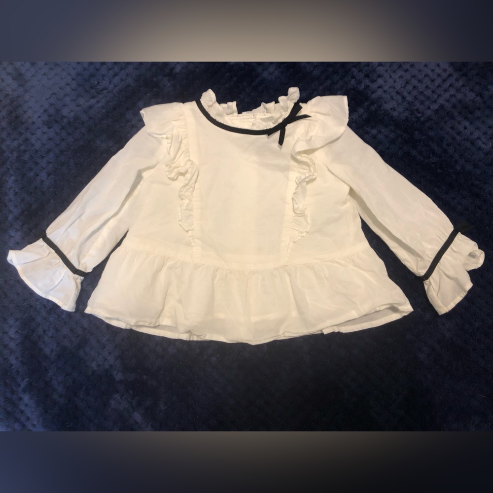 Janie and Jack Lac peplum top